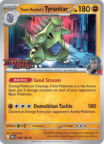 Image of Team Rocket's Tyranitar